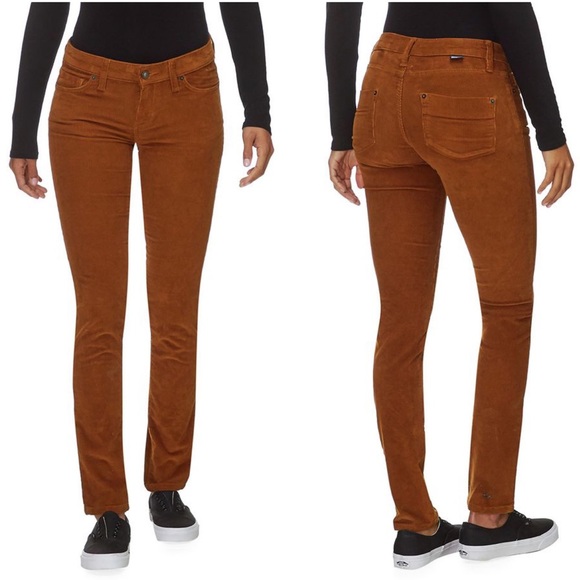 fitted corduroy pants